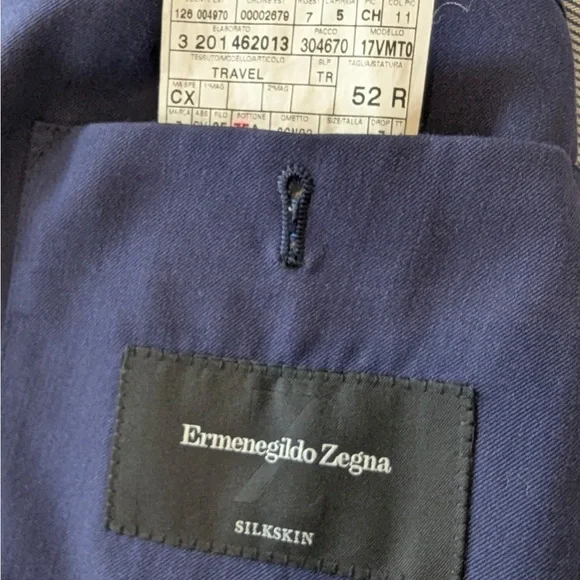 Men's Ermenegildo Zegna Classic Navy Blazer